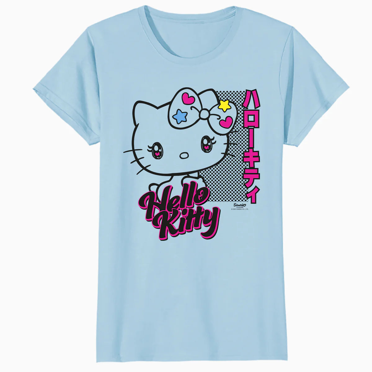 Hello Kitty Bright Tokyo Japan Cute Heart Star Sweet Classic Official Women's T-Shirt
