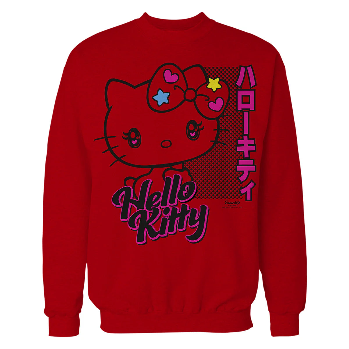 Hello Kitty Bright Tokyo Japan Cute Heart Star Sweet Classic Official Sweatshirt