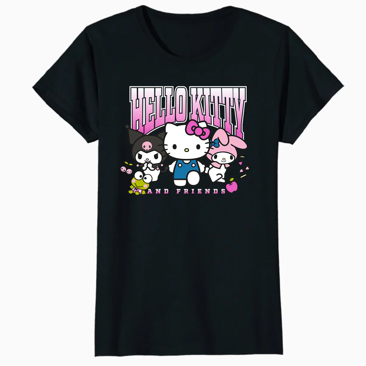Hello Kitty Charmmy Capricornio Kuromi Melody Friends Retro Official Women's T-Shirt