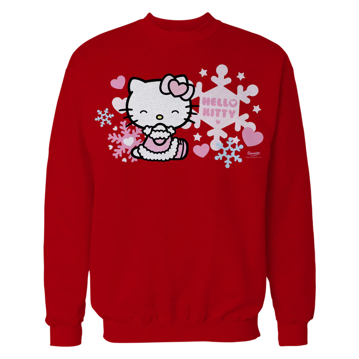 Hello Kitty Charmmy Love Hearts Sweet Valentines XOXO Retro Official Sweatshirt