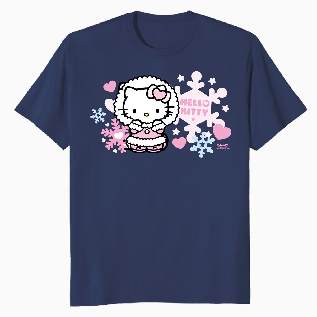 Hello Kitty Charmmy Love Hearts Winter Valentines Classic Official Men's T-Shirt