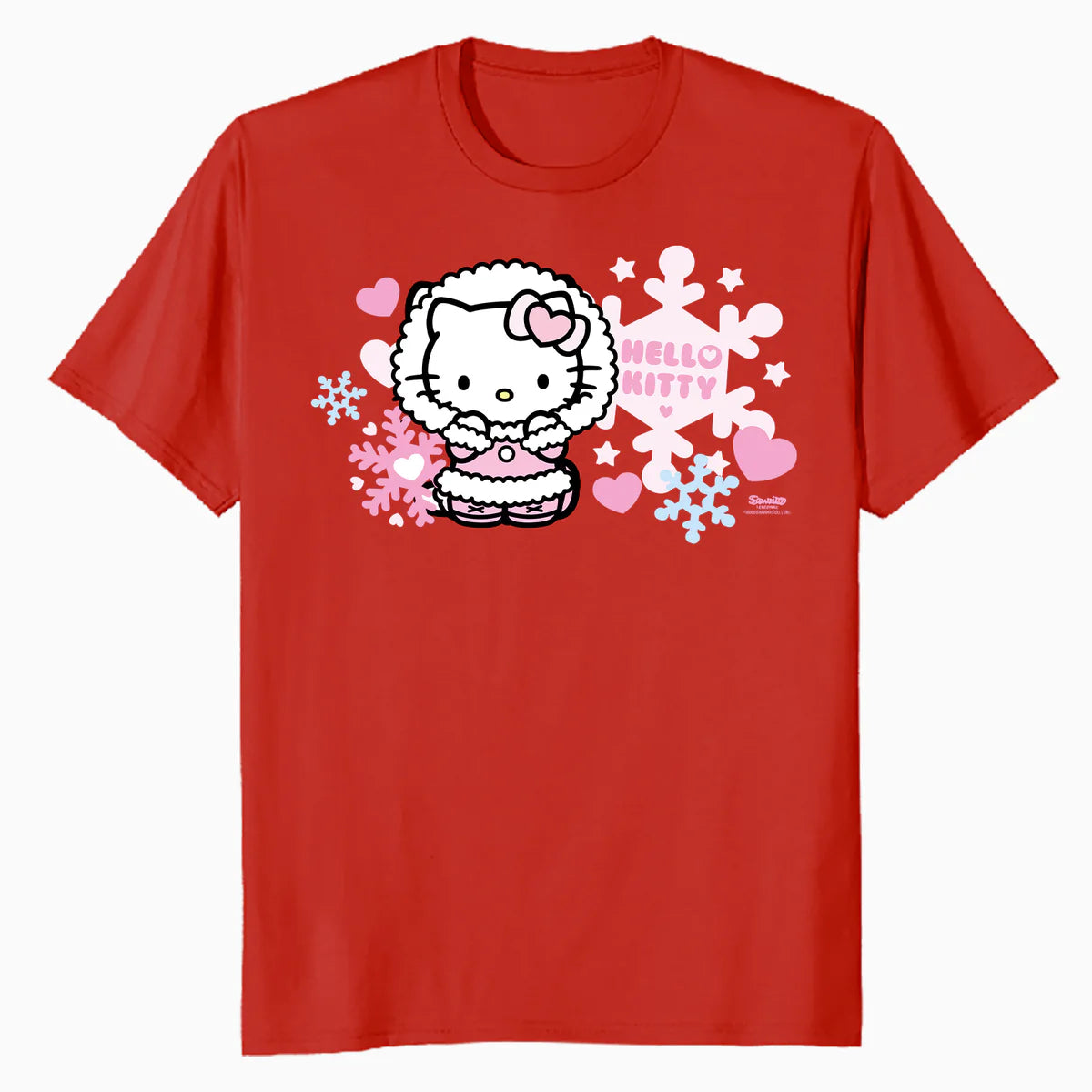 Hello Kitty Charmmy Love Hearts Winter Valentines Classic Official Men's T-Shirt