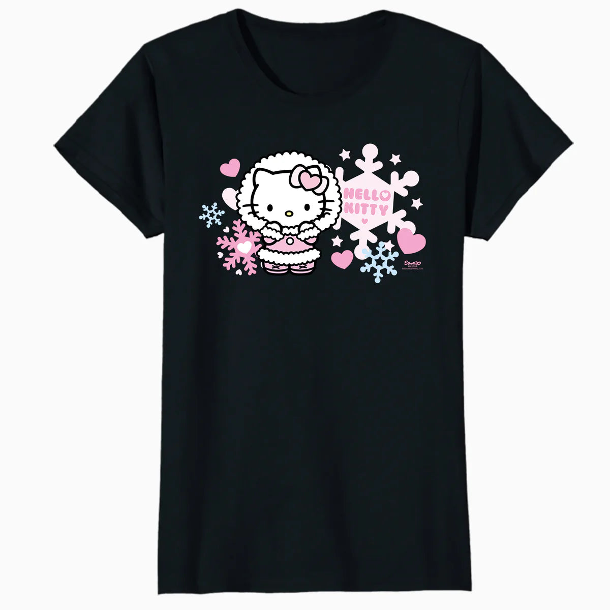 Hello Kitty Charmmy Love Hearts Winter Valentines Classic Official Women's T-Shirt