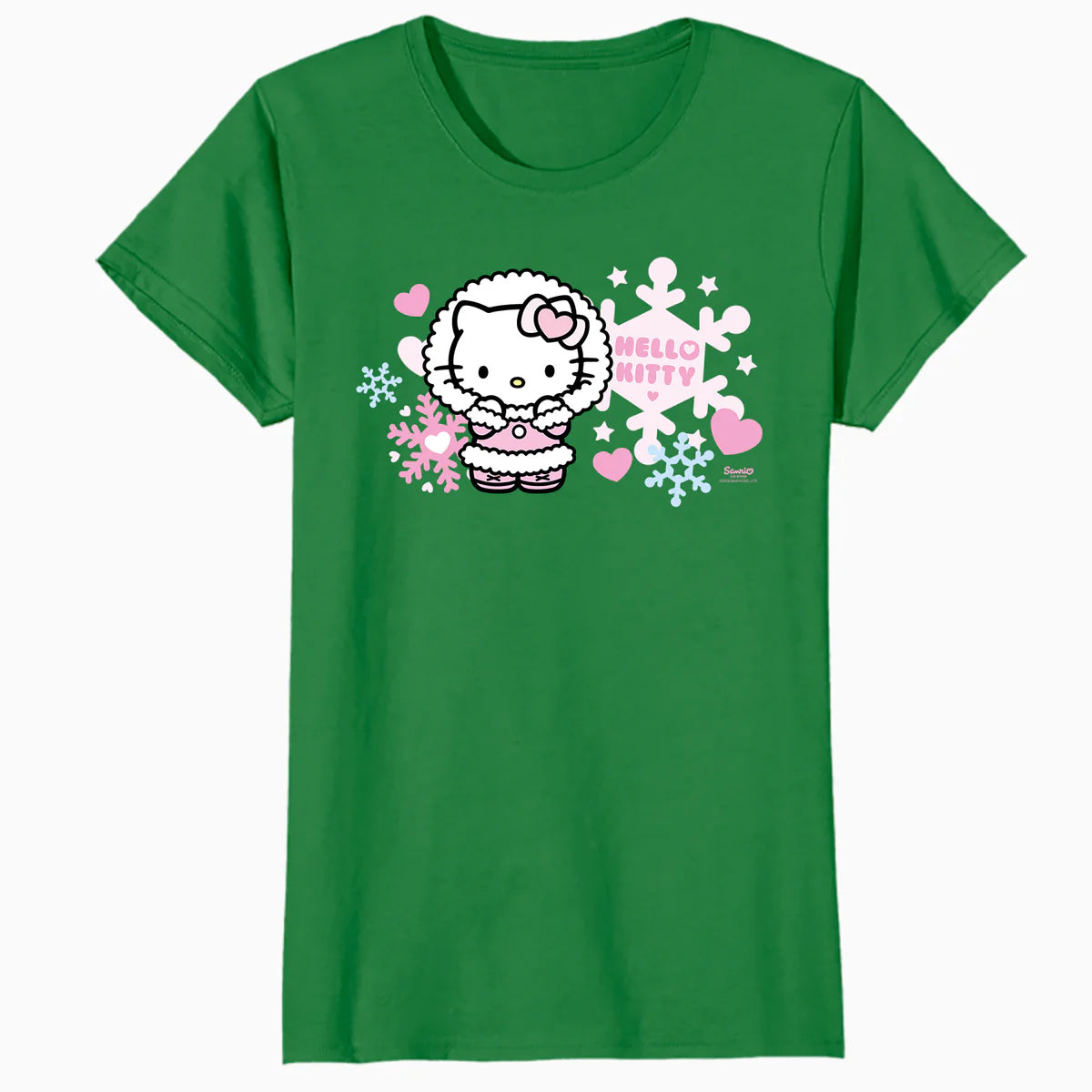 Hello Kitty Charmmy Love Hearts Winter Valentines Classic Official Women's T-Shirt