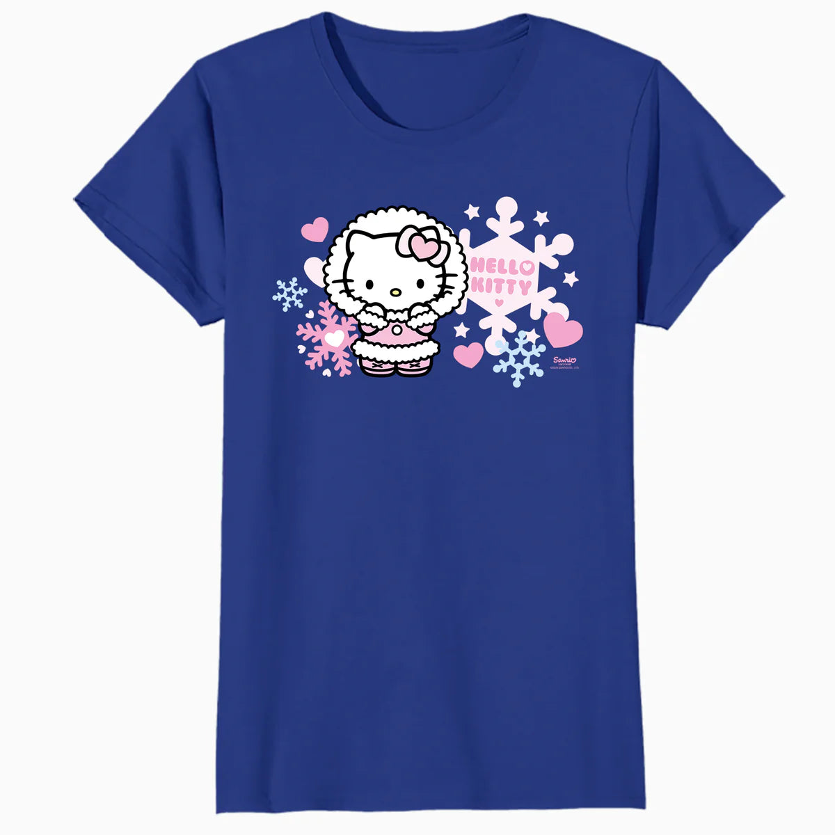Hello Kitty Charmmy Love Hearts Winter Valentines Classic Official Women's T-Shirt