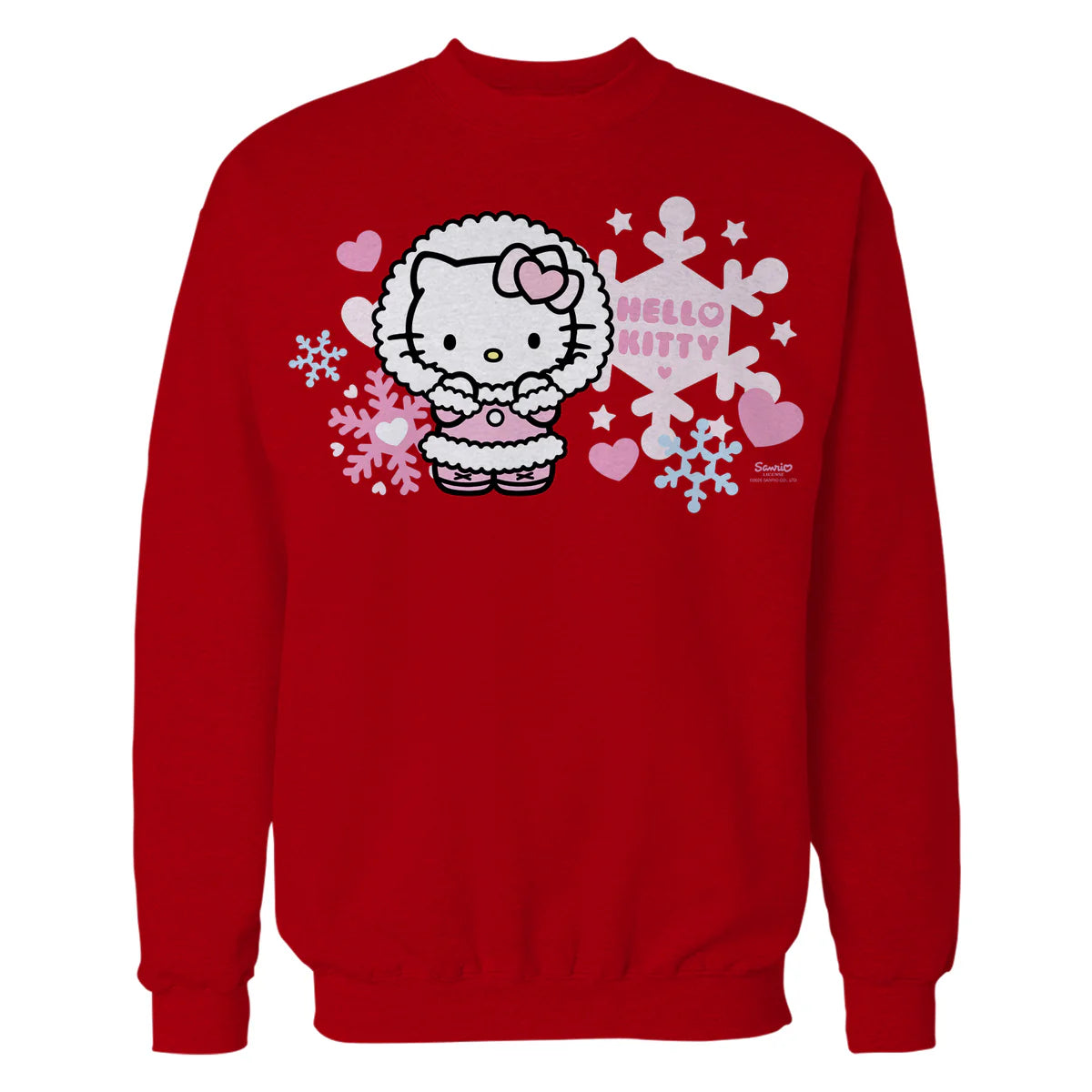 Hello Kitty Charmmy Love Hearts Winter Valentines Classic Official Sweatshirt