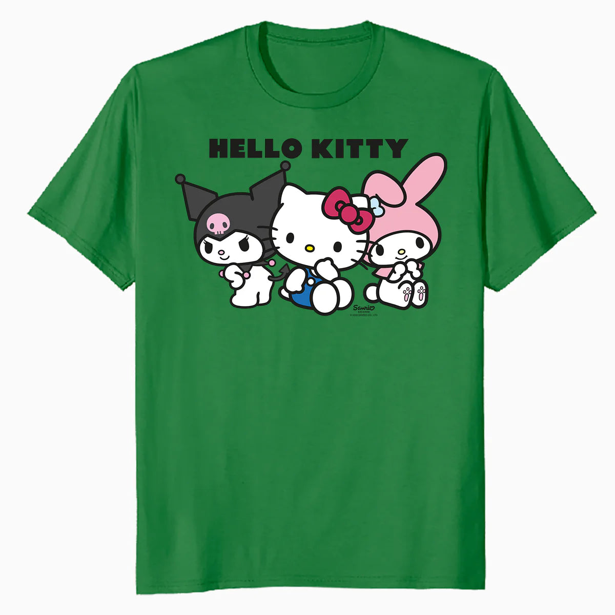 Hello Kitty Charmmy Melody Kuromi Logo Sweet Friends Classic Official Men's T-Shirt