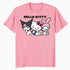 Hello Kitty Charmmy Melody Kuromi Logo Sweet Friends Classic Official Men's T-Shirt