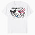 Hello Kitty Charmmy Melody Kuromi Logo Sweet Friends Classic Official Men's T-Shirt