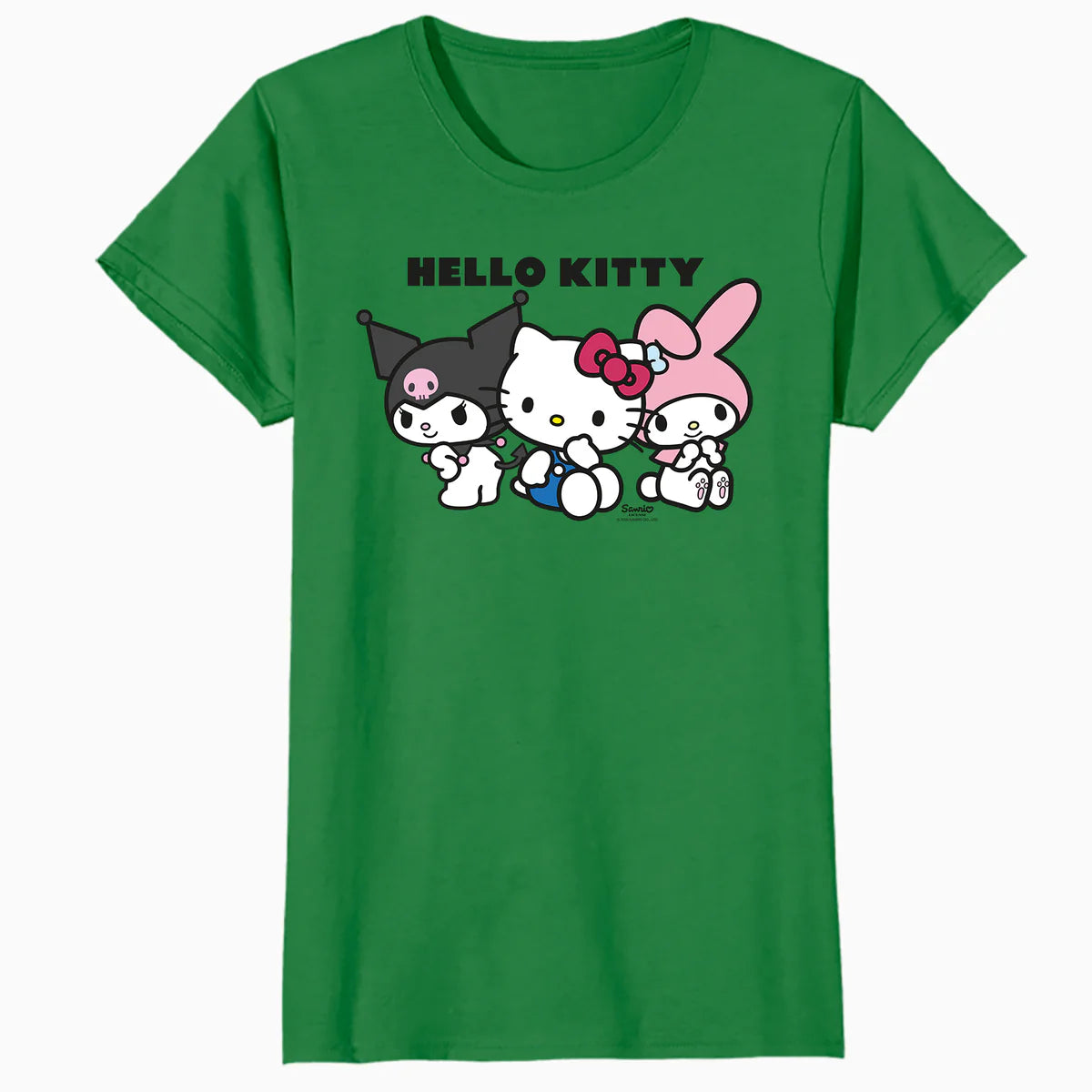 Hello Kitty Charmmy Melody Kuromi Logo Sweet Friends Classic Official Women's T-Shirt