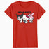 Hello Kitty Charmmy Melody Kuromi Logo Sweet Friends Classic Official Women's T-Shirt
