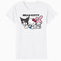 Hello Kitty Charmmy Melody Kuromi Logo Sweet Friends Classic Official Women's T-Shirt