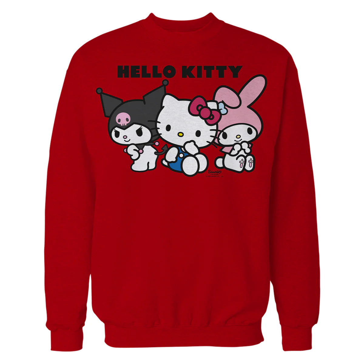 Hello Kitty Charmmy Melody Kuromi Logo Sweet Friends Classic Official Sweatshirt