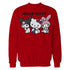 Hello Kitty Charmmy Melody Kuromi Logo Sweet Friends Classic Official Sweatshirt