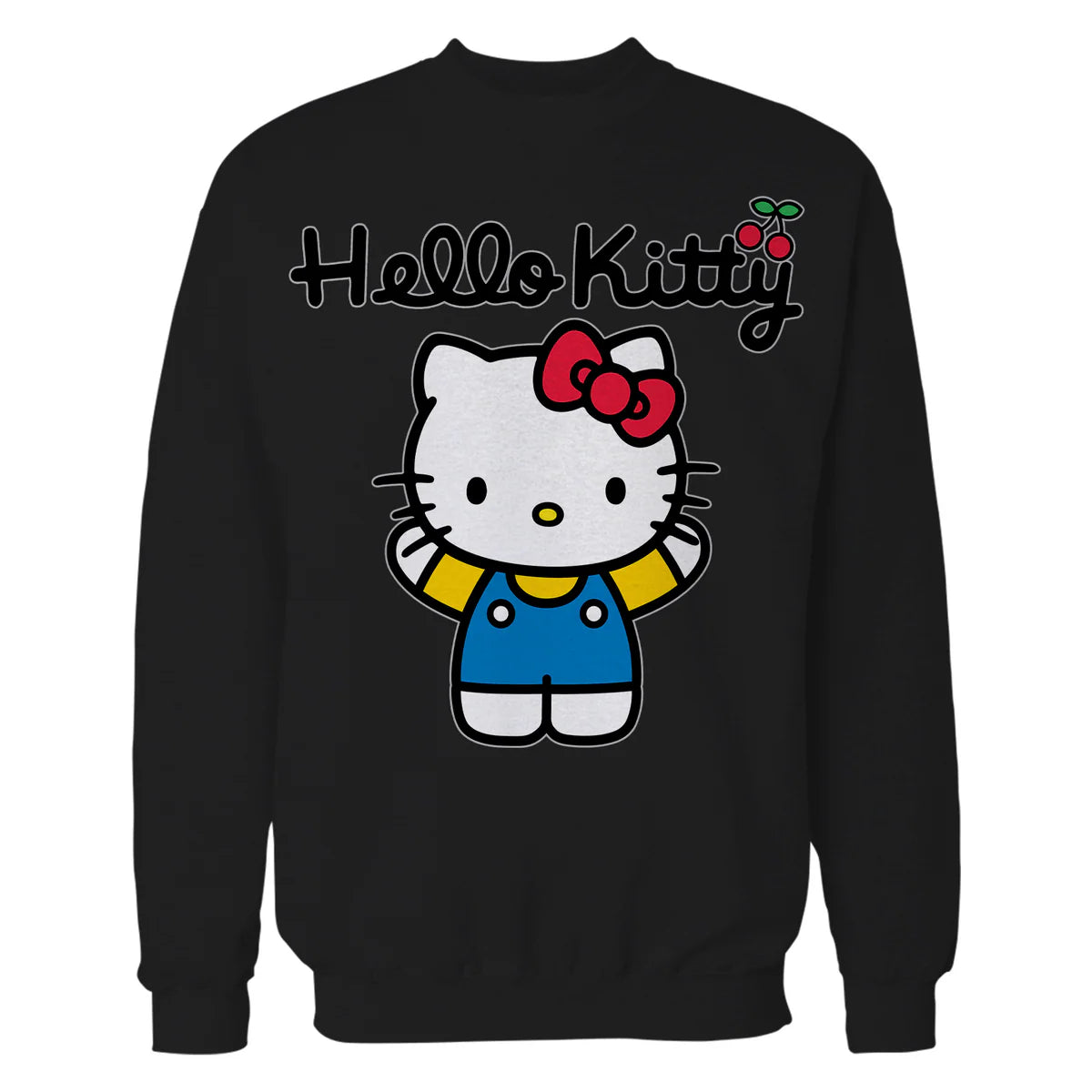 Hello Kitty Charmmy Pose Ribbon XOXO Cherries Classic Logo Official Sweatshirt