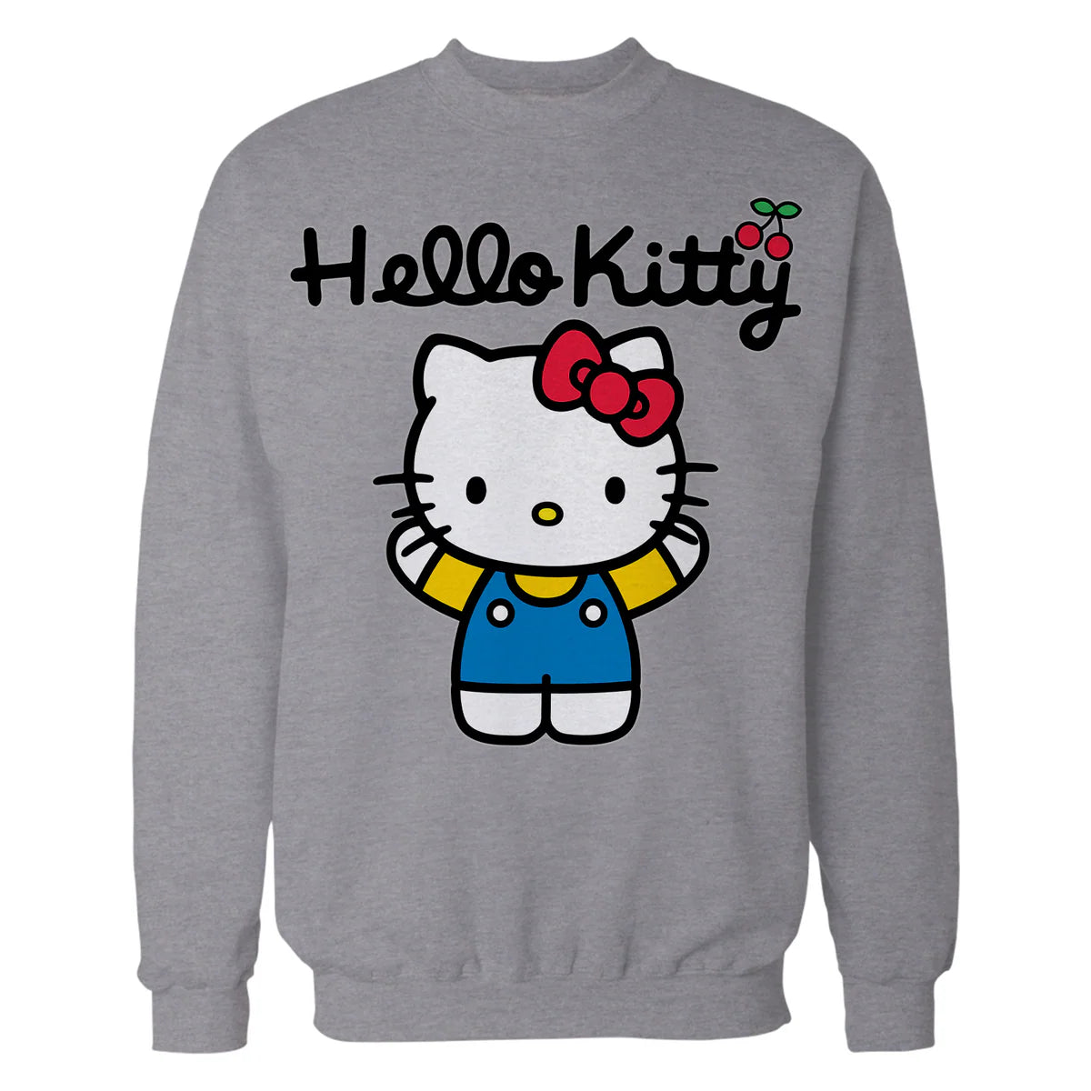 Hello Kitty Charmmy Pose Ribbon XOXO Cherries Classic Logo Official Sweatshirt