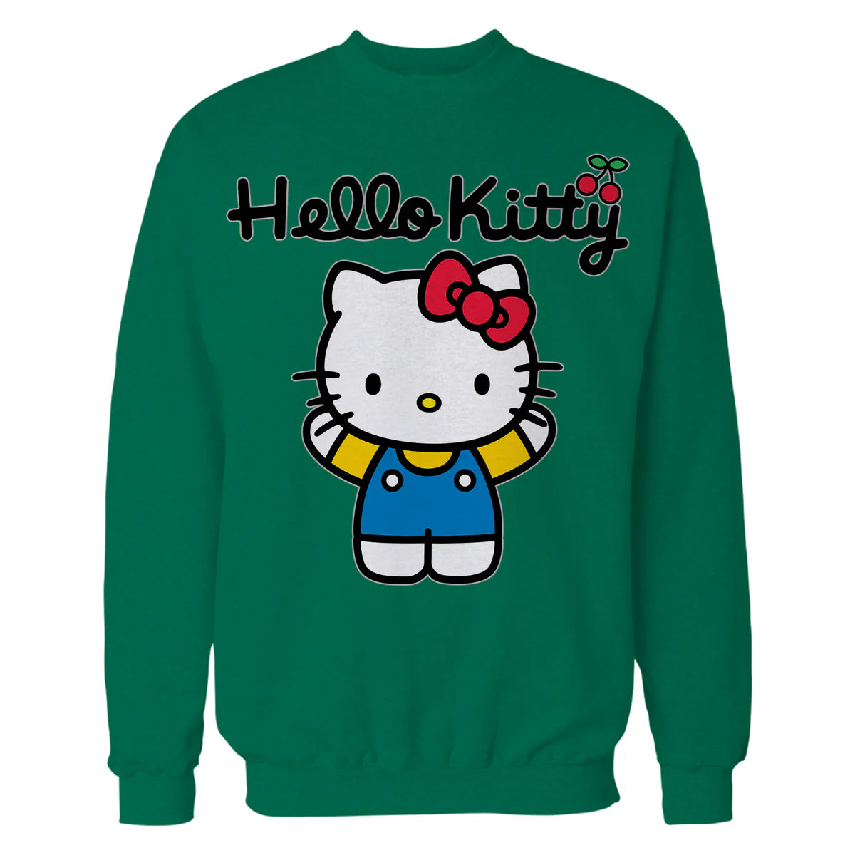 Hello Kitty Charmmy Pose Ribbon XOXO Cherries Classic Logo Official Sweatshirt