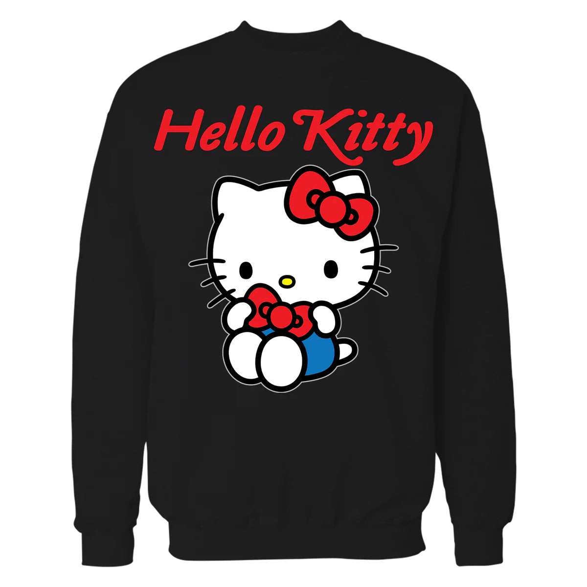 Hello Kitty Charmmy Pose Ribbon XOXO Cute Cat Classic Logo Official Sweatshirt