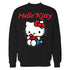 Hello Kitty Charmmy Pose Ribbon XOXO Cute Cat Classic Logo Official Sweatshirt