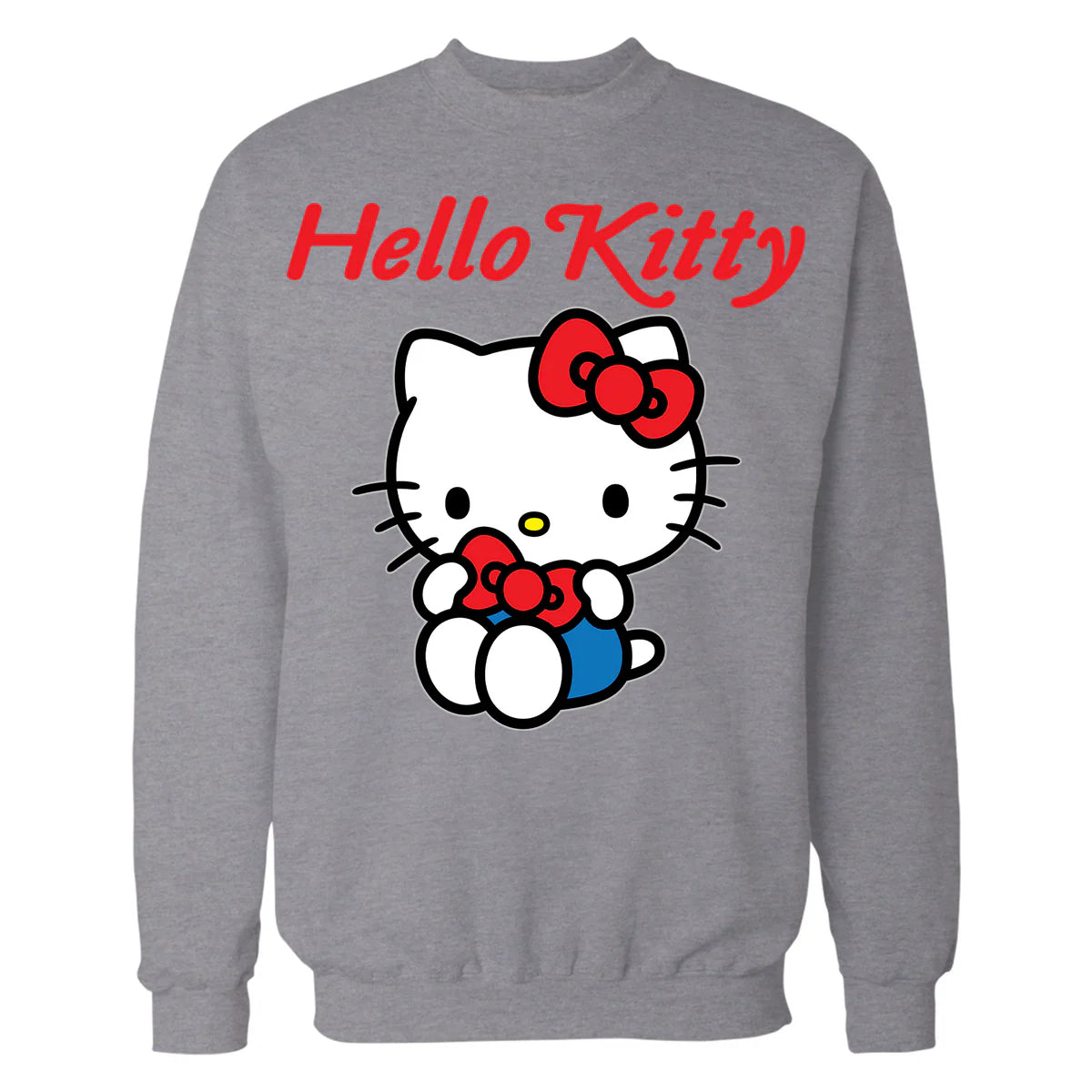 Hello Kitty Charmmy Pose Ribbon XOXO Cute Cat Classic Logo Official Sweatshirt