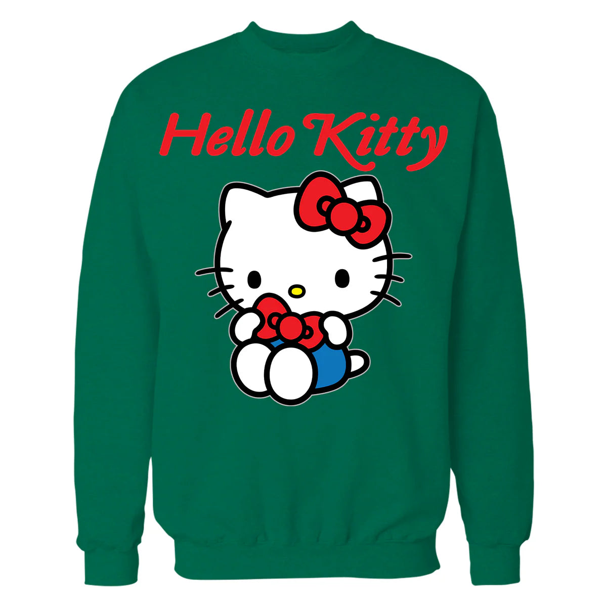 Hello Kitty Charmmy Pose Ribbon XOXO Cute Cat Classic Logo Official Sweatshirt