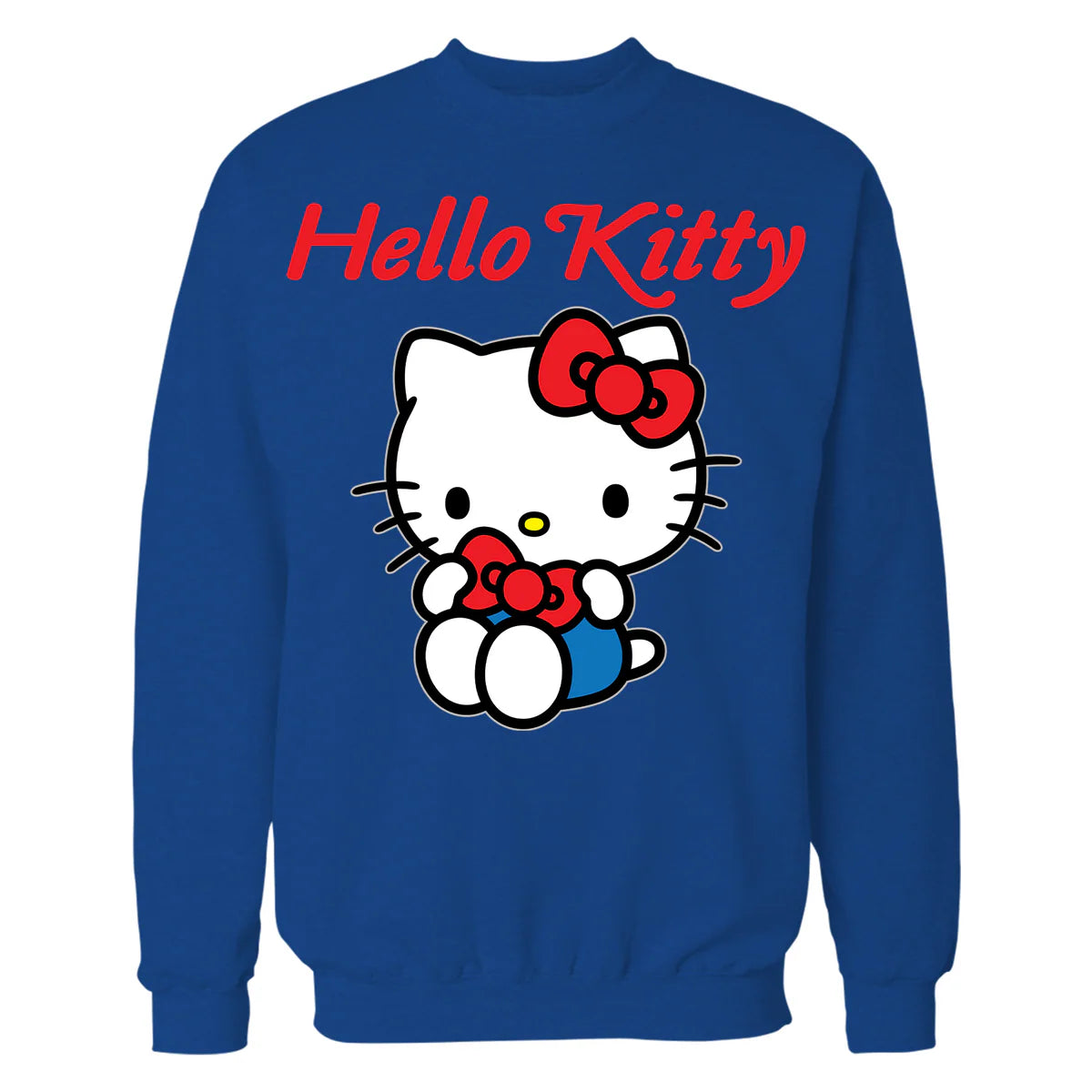 Hello Kitty Charmmy Pose Ribbon XOXO Cute Cat Classic Logo Official Sweatshirt
