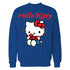 Hello Kitty Charmmy Pose Ribbon XOXO Cute Cat Classic Logo Official Sweatshirt