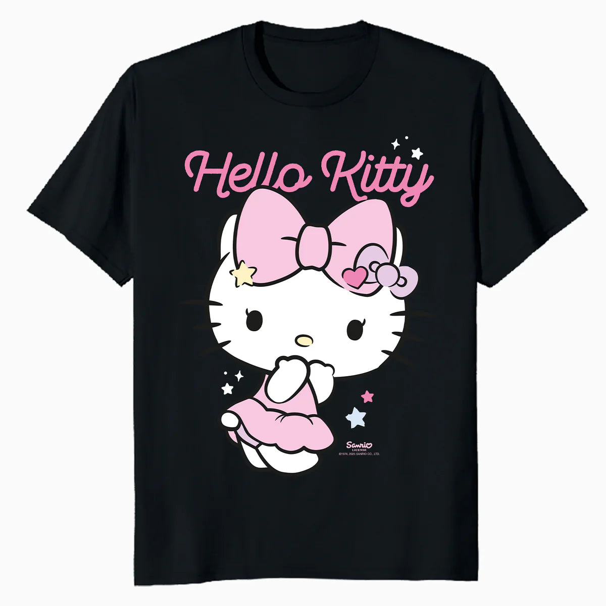 Hello Kitty Charmmy Stars Sweet Cute Character Pose Classic Official Men's T-Shirt