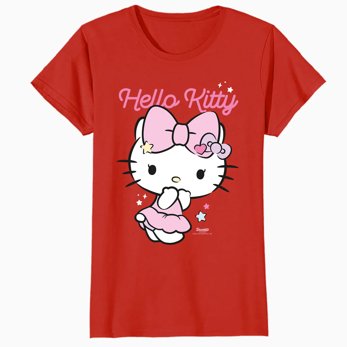 Hello Kitty Charmmy Stars Sweet Cute Character Pose Classic Official Women's T-Shirt