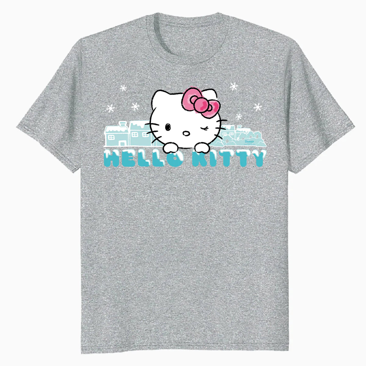 Hello Kitty Charmmy Winter Wonderland Logo Friends Classic Official Men's T-Shirt