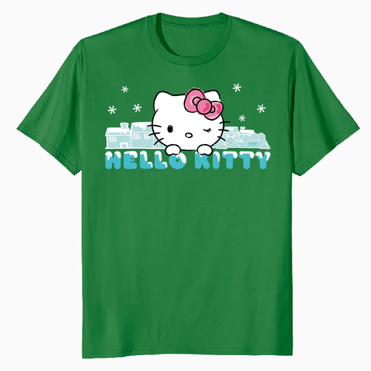 Hello Kitty Charmmy Winter Wonderland Logo Friends Classic Official Men's T-Shirt