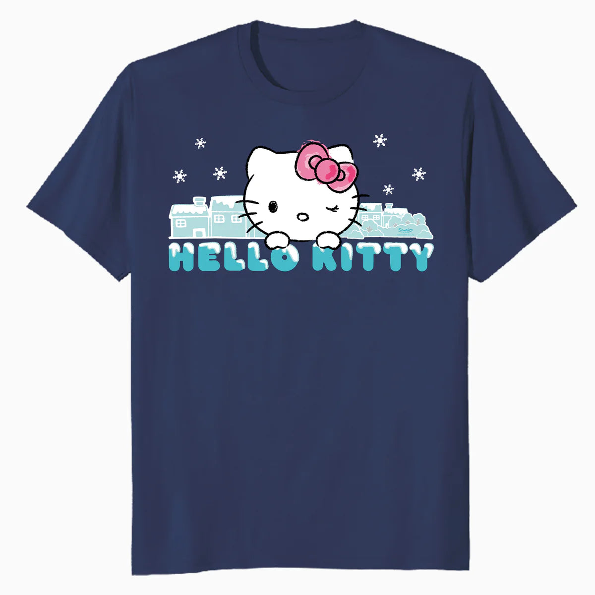 Hello Kitty Charmmy Winter Wonderland Logo Friends Classic Official Men's T-Shirt