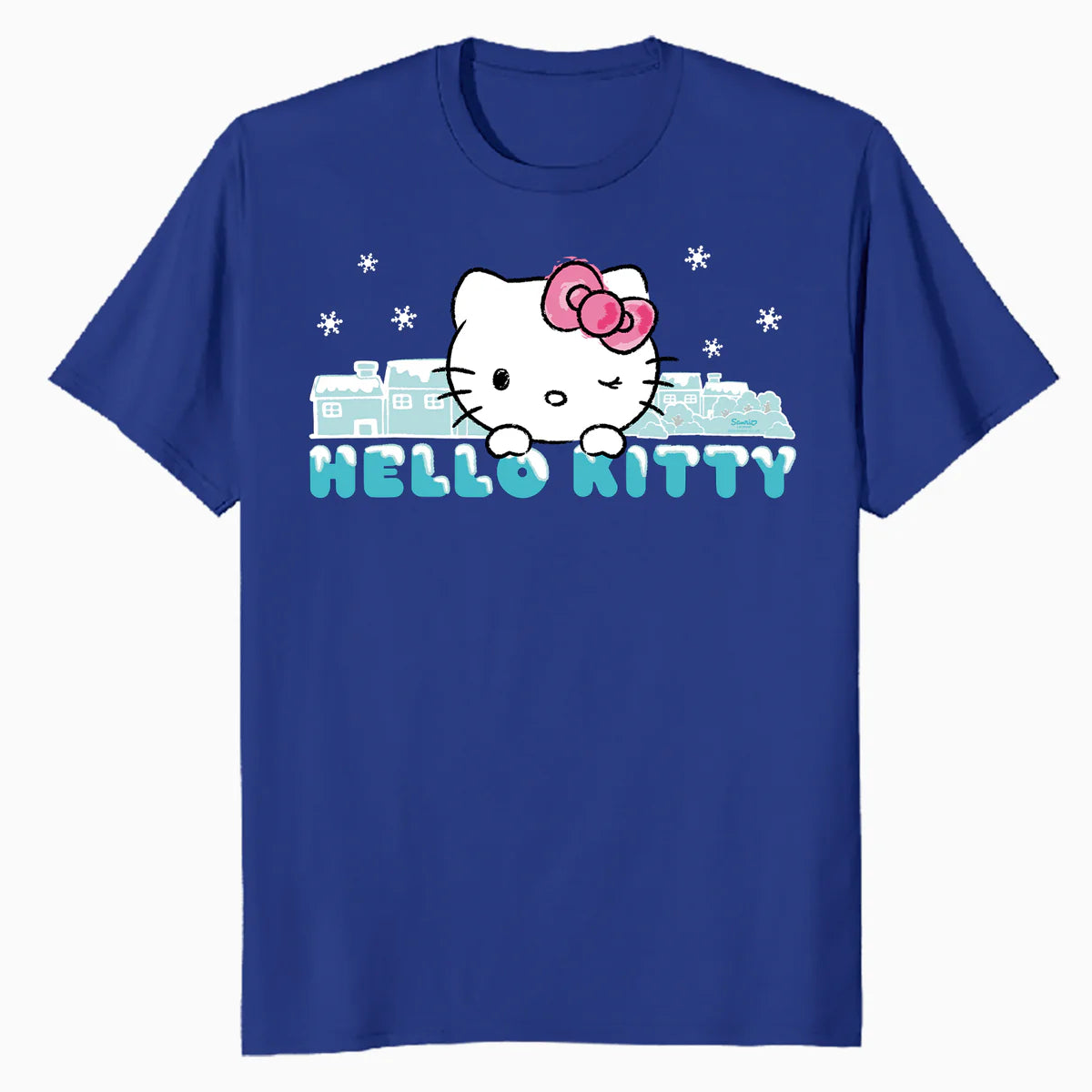 Hello Kitty Charmmy Winter Wonderland Logo Friends Classic Official Men's T-Shirt