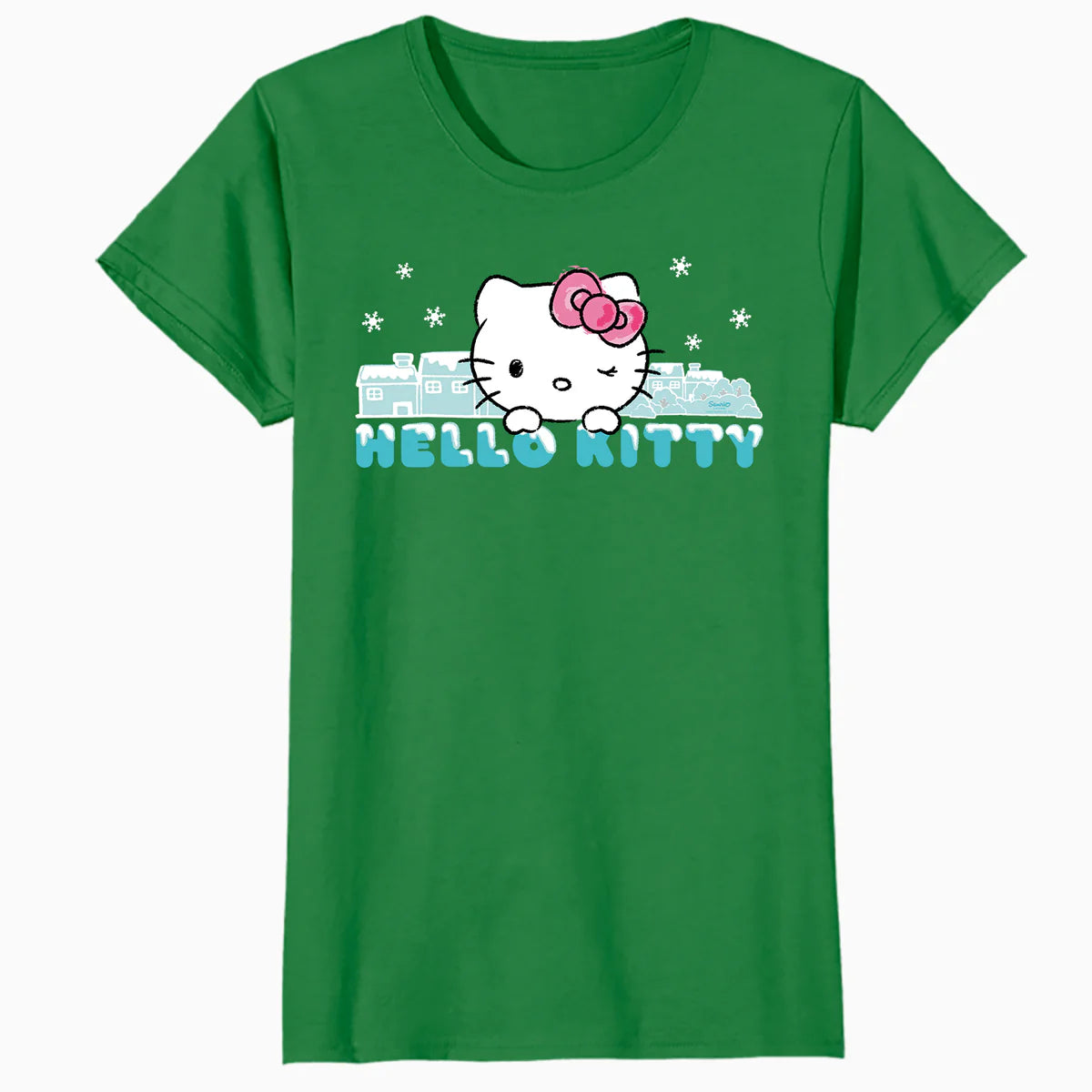 Hello Kitty Charmmy Winter Wonderland Logo Friends Classic Official Women's T-Shirt
