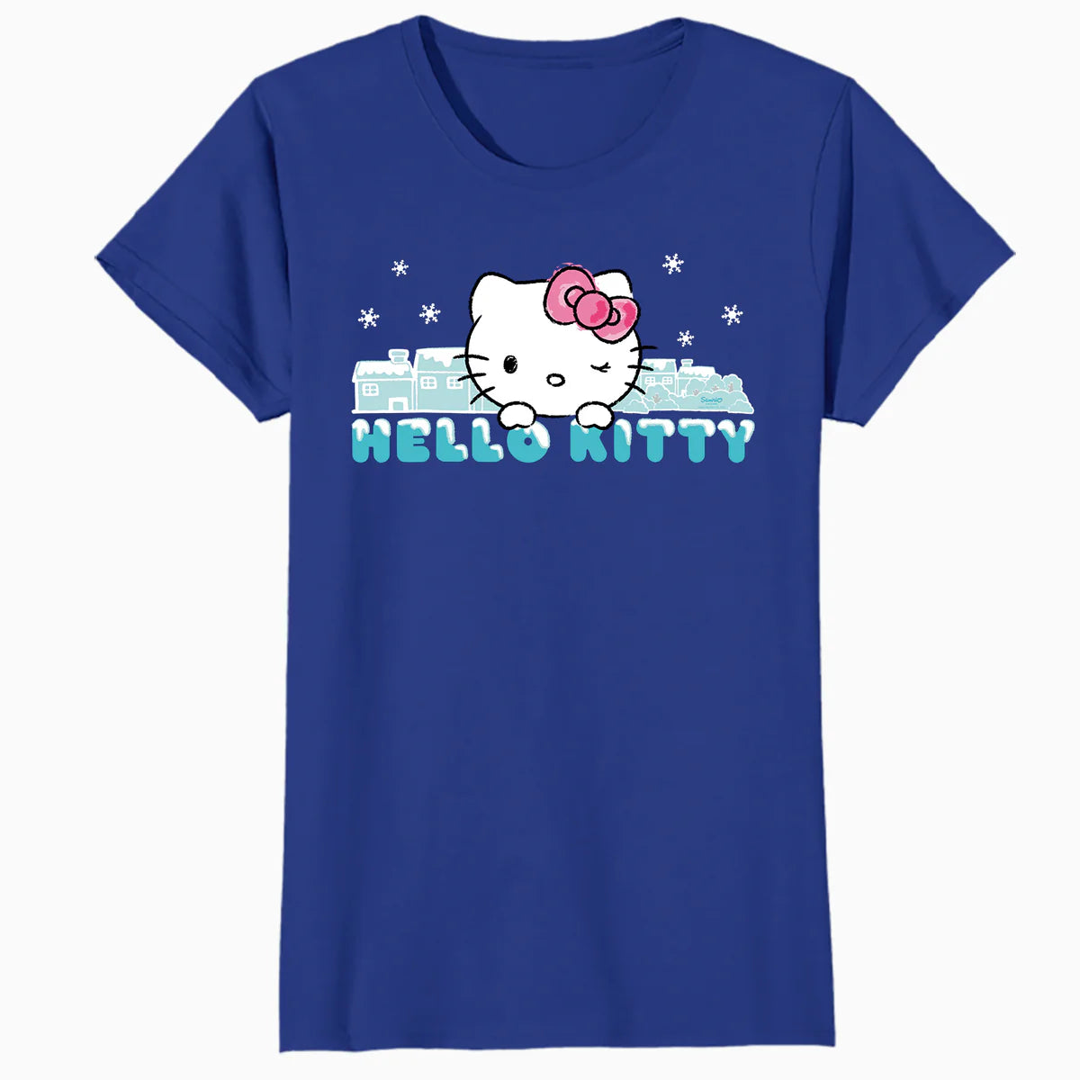 Hello Kitty Charmmy Winter Wonderland Logo Friends Classic Official Women's T-Shirt