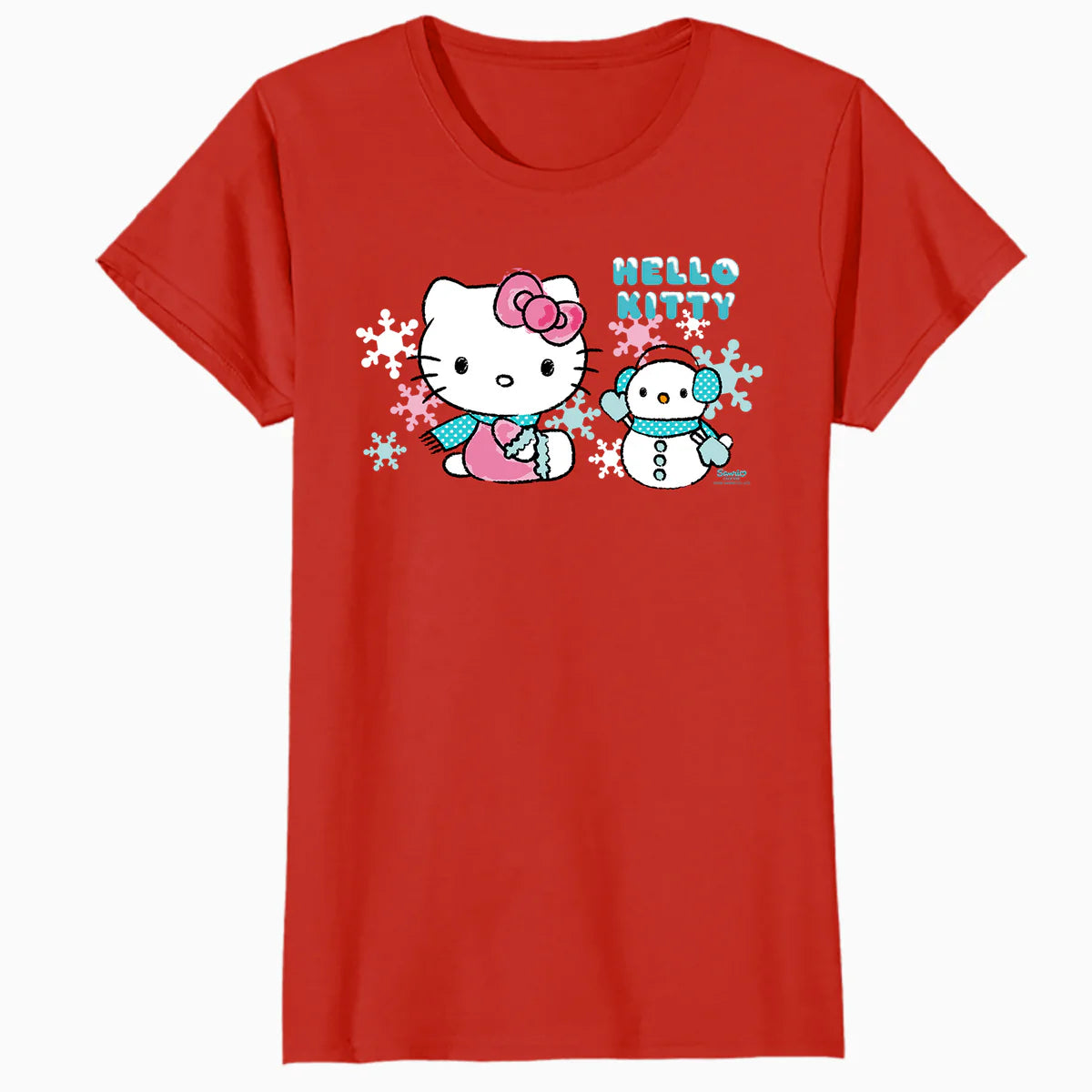 Hello Kitty Charmmy Winter Wonderland Sweet Cute XOXO Classic Official Women's T-Shirt