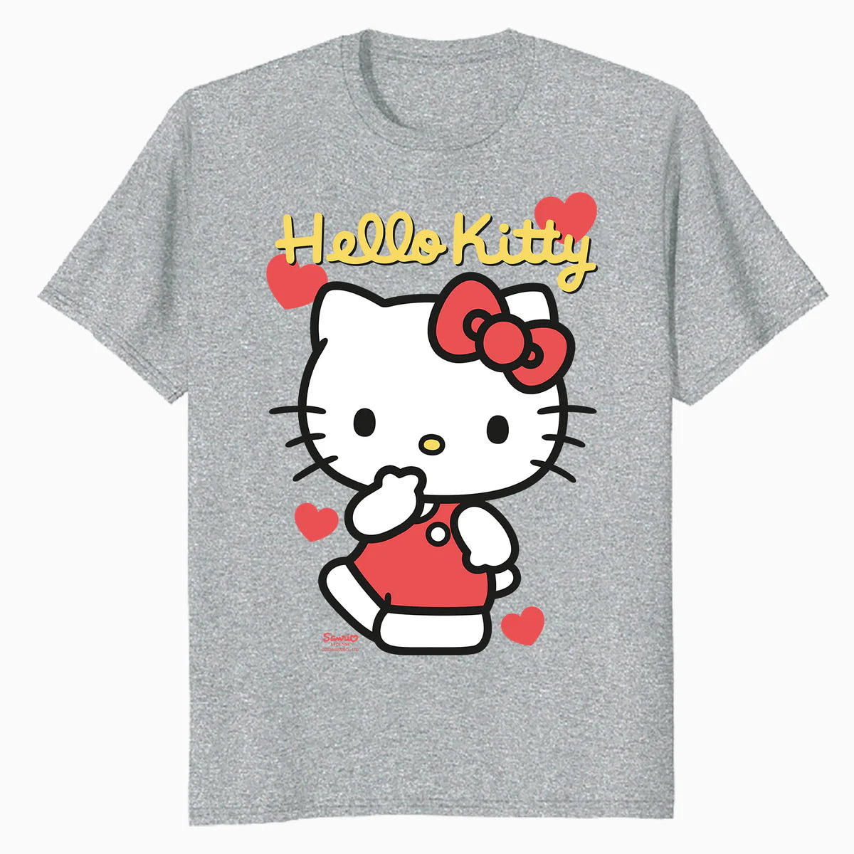 Hello Kitty Cheeky Valentines Sweet Cute Love Pose Classic Official Men's T-Shirt