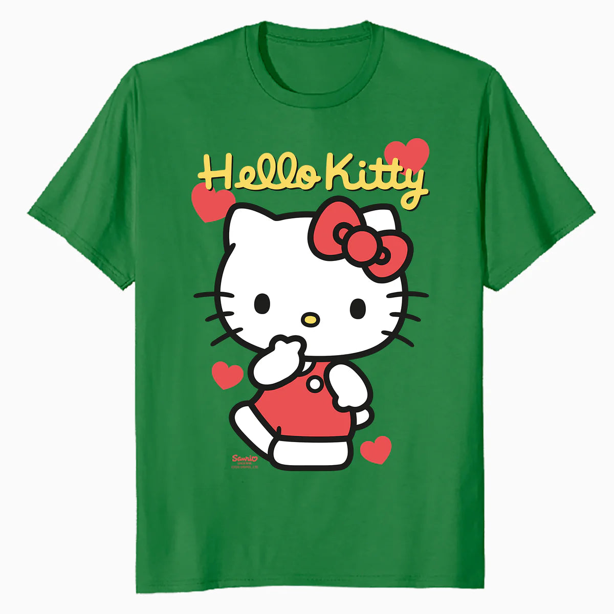 Hello Kitty Cheeky Valentines Sweet Cute Love Pose Classic Official Men's T-Shirt