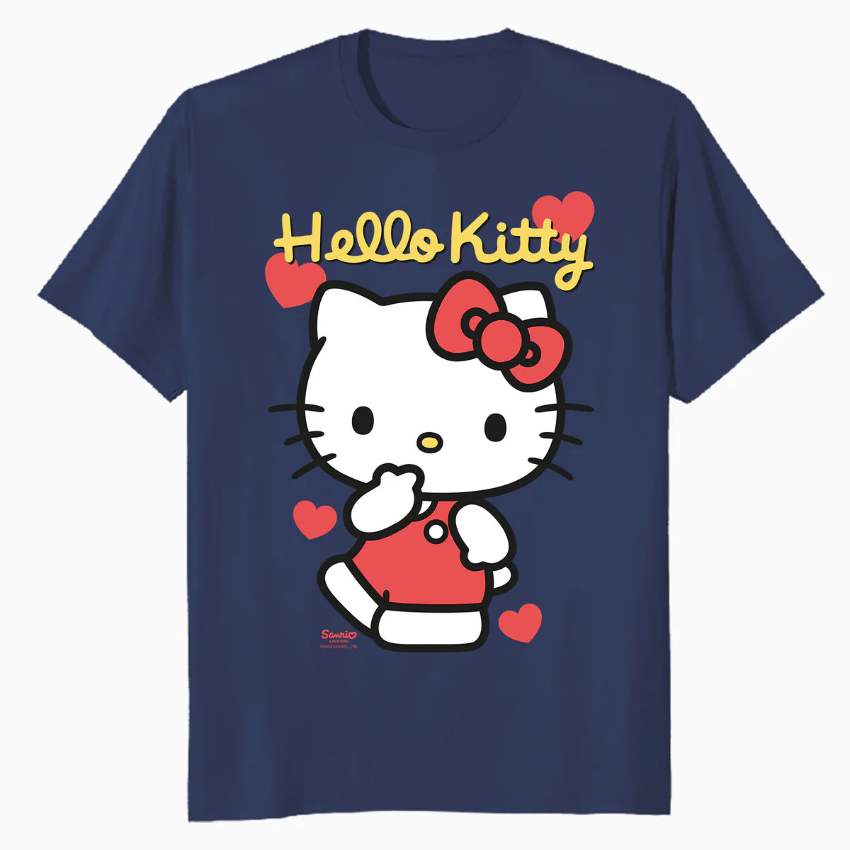 Hello Kitty Cheeky Valentines Sweet Cute Love Pose Classic Official Men's T-Shirt
