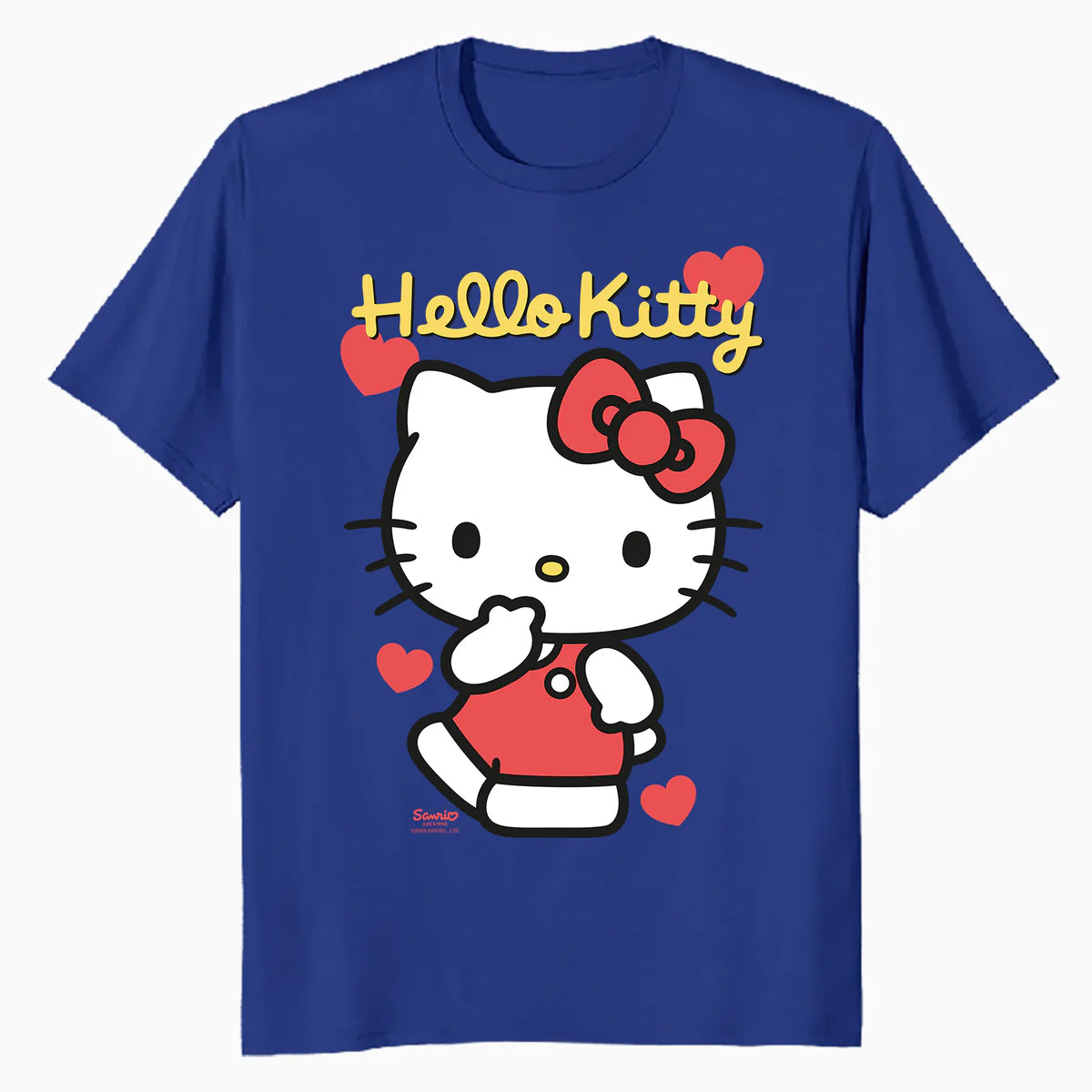 Hello Kitty Cheeky Valentines Sweet Cute Love Pose Classic Official Men's T-Shirt
