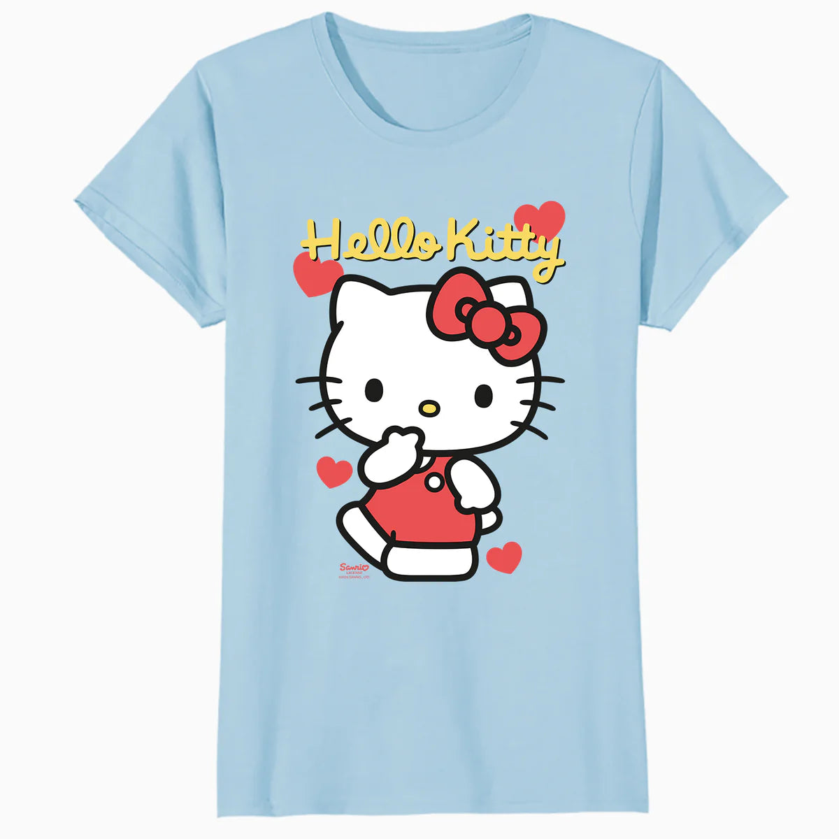 Hello Kitty Cheeky Valentines Sweet Cute Love Pose Classic Official Women's T-Shirt