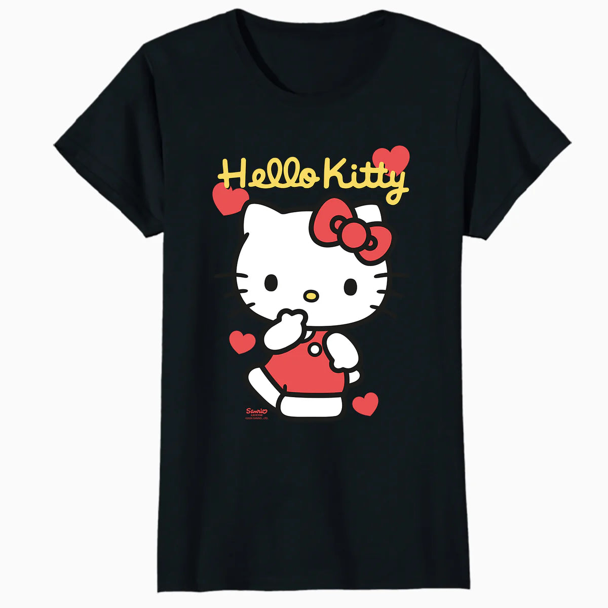 Hello Kitty Cheeky Valentines Sweet Cute Love Pose Classic Official Women's T-Shirt