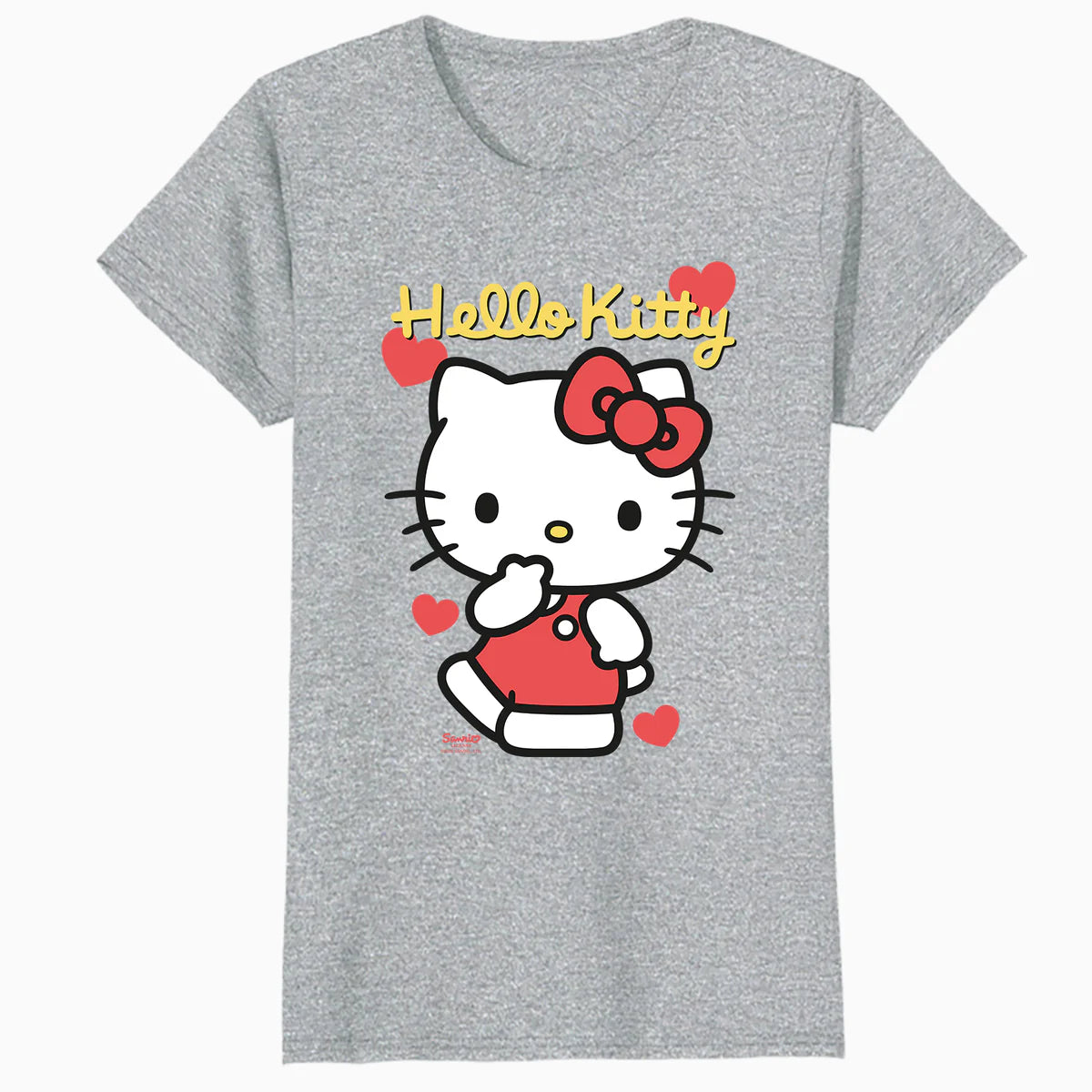 Hello Kitty Cheeky Valentines Sweet Cute Love Pose Classic Official Women's T-Shirt