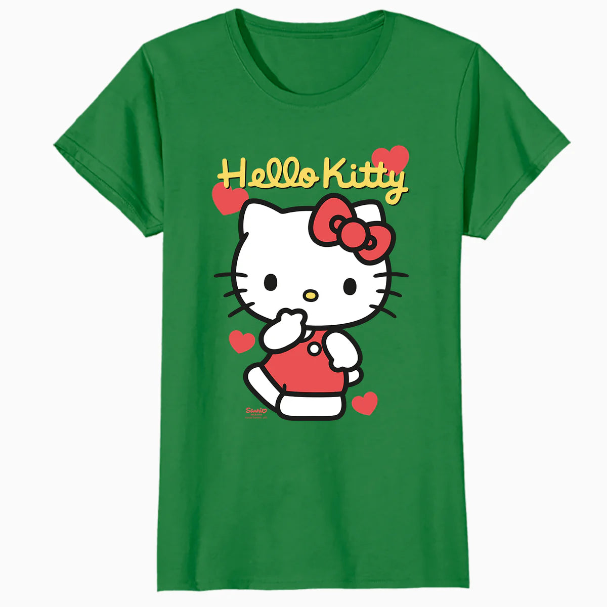 Hello Kitty Cheeky Valentines Sweet Cute Love Pose Classic Official Women's T-Shirt