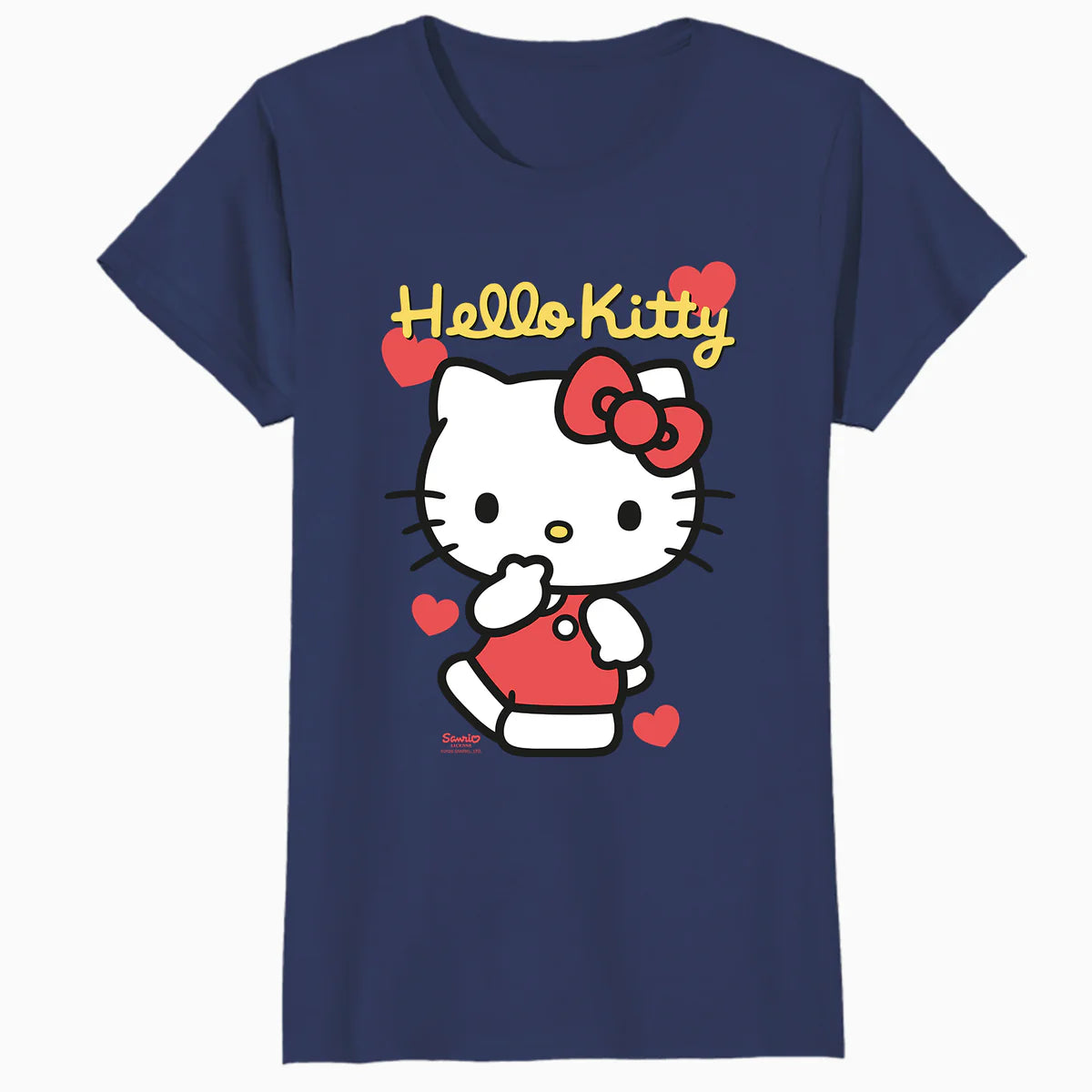 Hello Kitty Cheeky Valentines Sweet Cute Love Pose Classic Official Women's T-Shirt