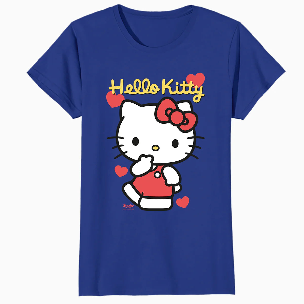 Hello Kitty Cheeky Valentines Sweet Cute Love Pose Classic Official Women's T-Shirt