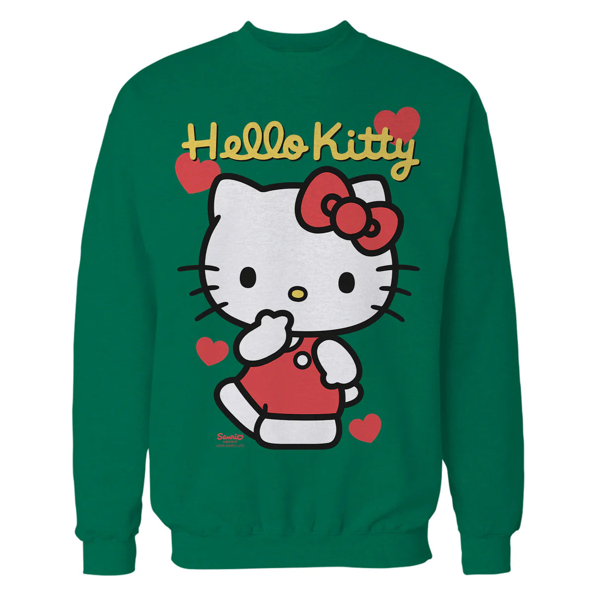 Hello Kitty Cheeky Valentines Sweet Cute Love Pose Classic Official Sweatshirt