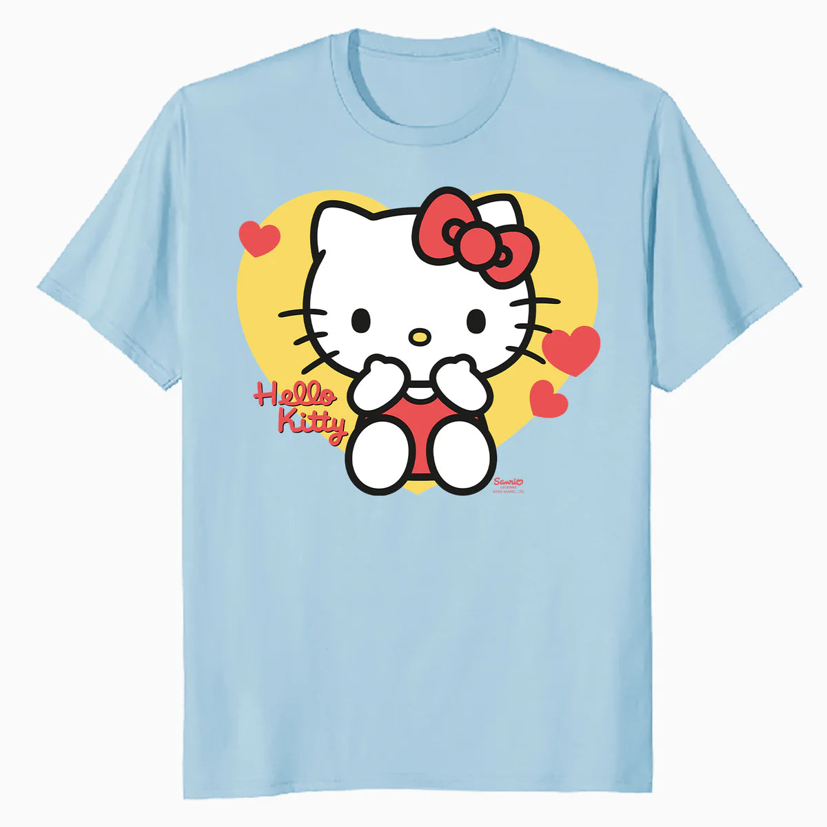 Hello Kitty Cheeky Valentines Sweet Cute Love XOXO Classic Official Men's T-Shirt