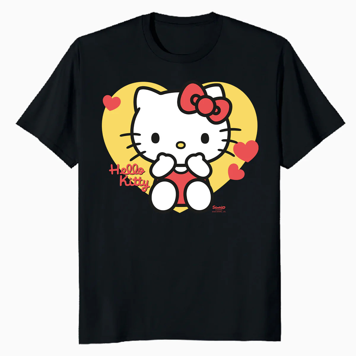 Hello Kitty Cheeky Valentines Sweet Cute Love XOXO Classic Official Men's T-Shirt