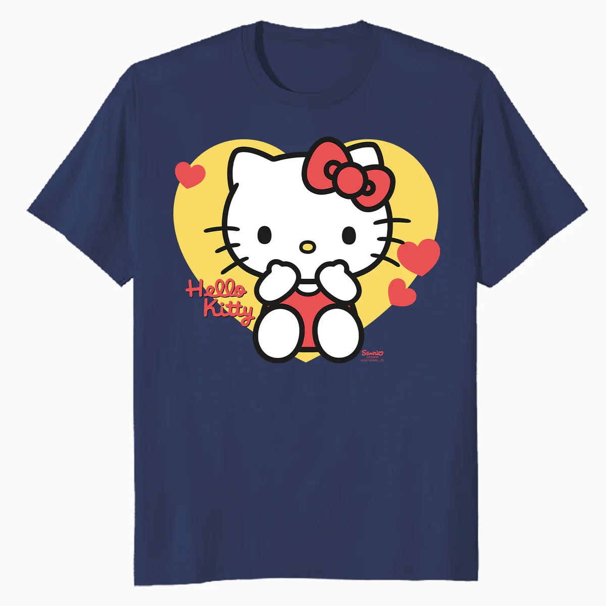 Hello Kitty Cheeky Valentines Sweet Cute Love XOXO Classic Official Men's T-Shirt